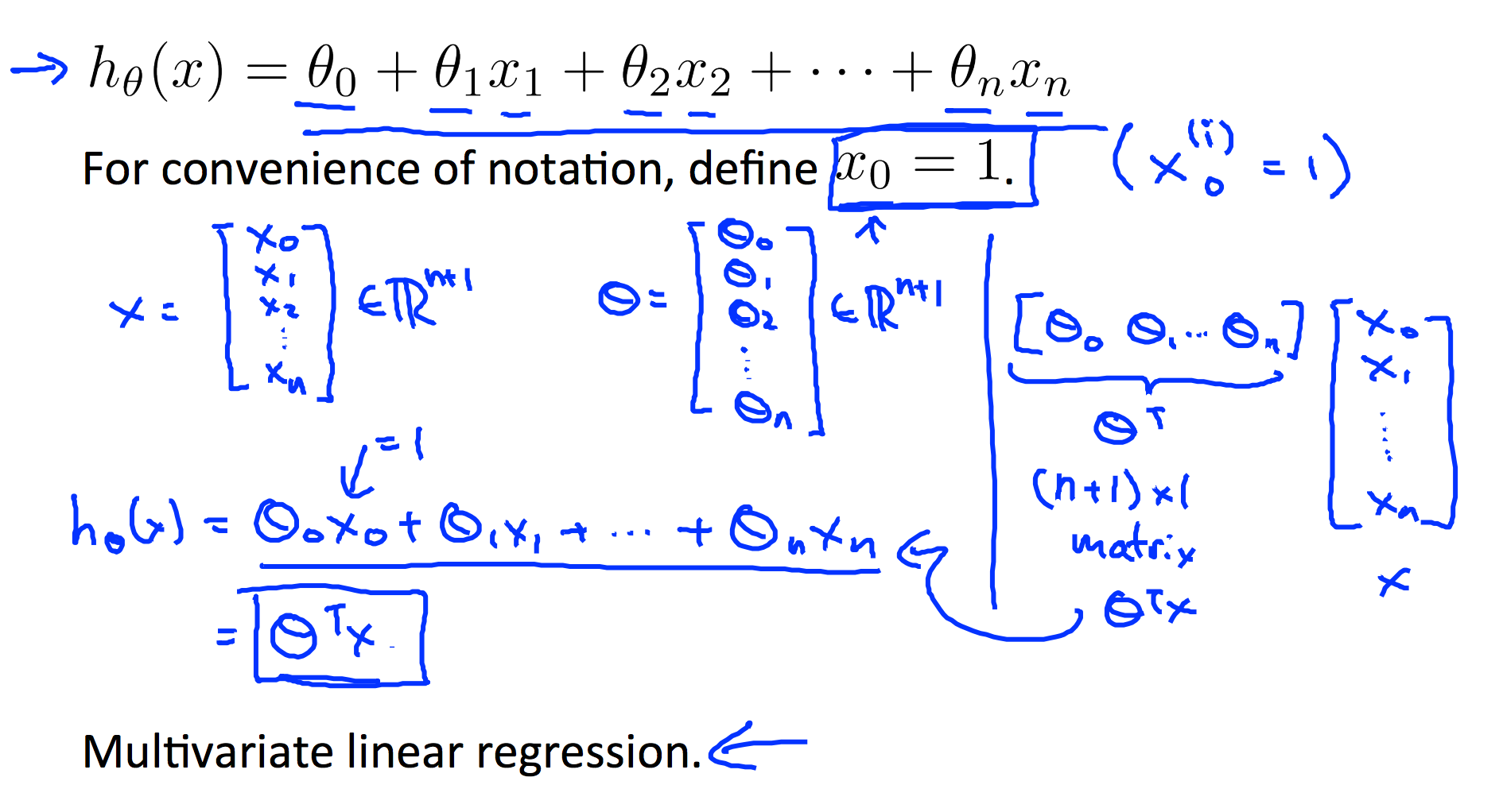 Multivariate linear regression hot sale gradient descent python